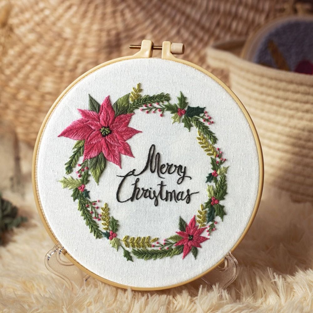 Xmas Gifts DIY Christmas Embro - Embroidery Xmas Kits 评论和价格