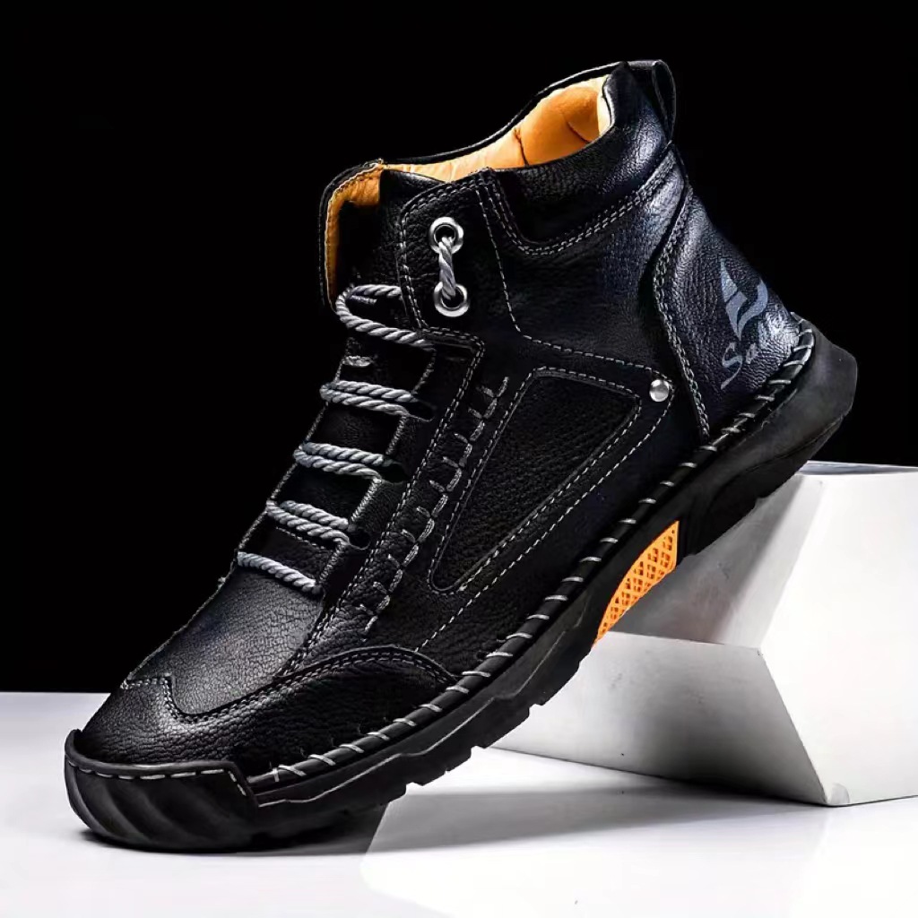 Men's Hand-stitched Boots Plus - Embroidery Handicraft 评论和价格