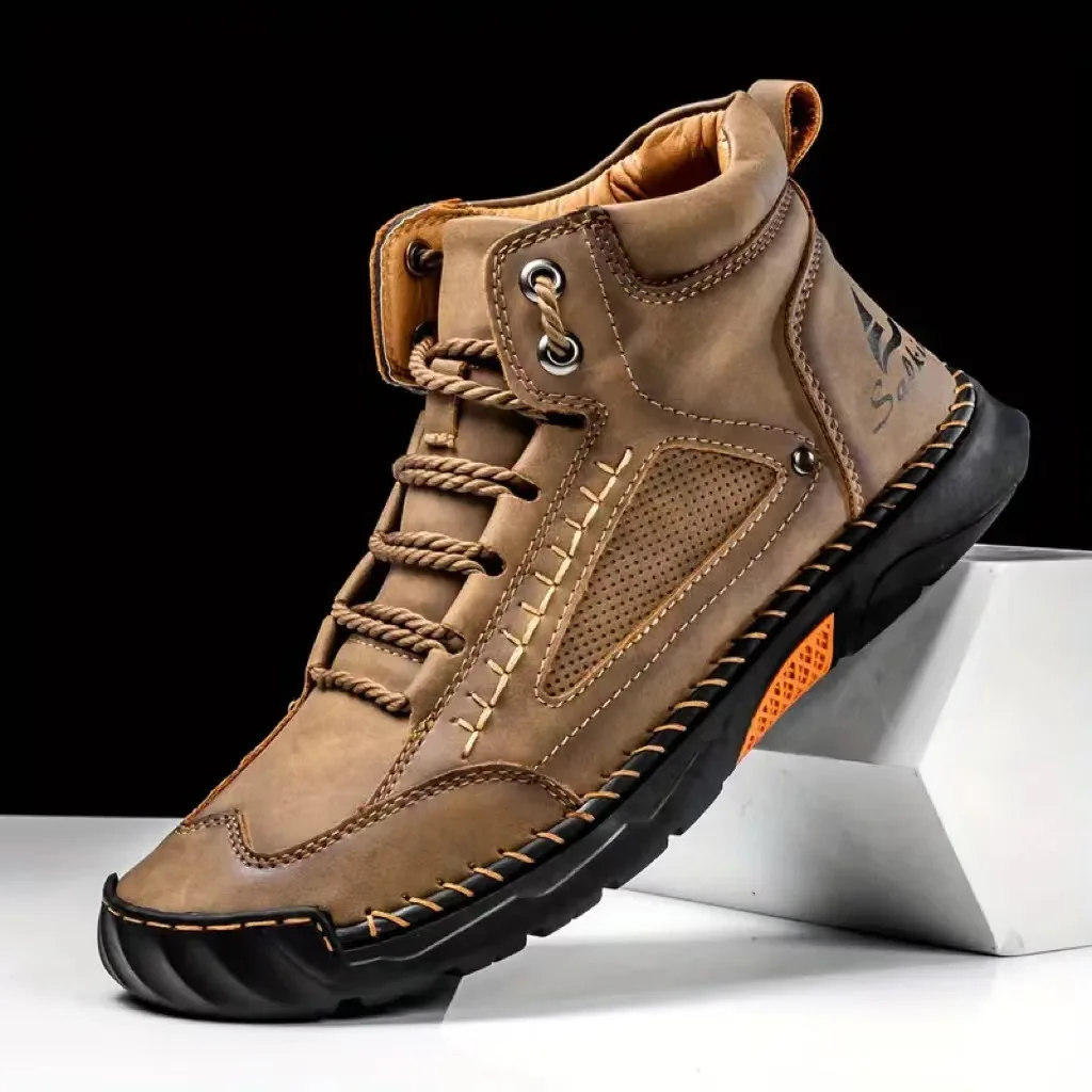 Men's Hand-stitched Boots Plus - Embroidery Handicraft 评论和价格