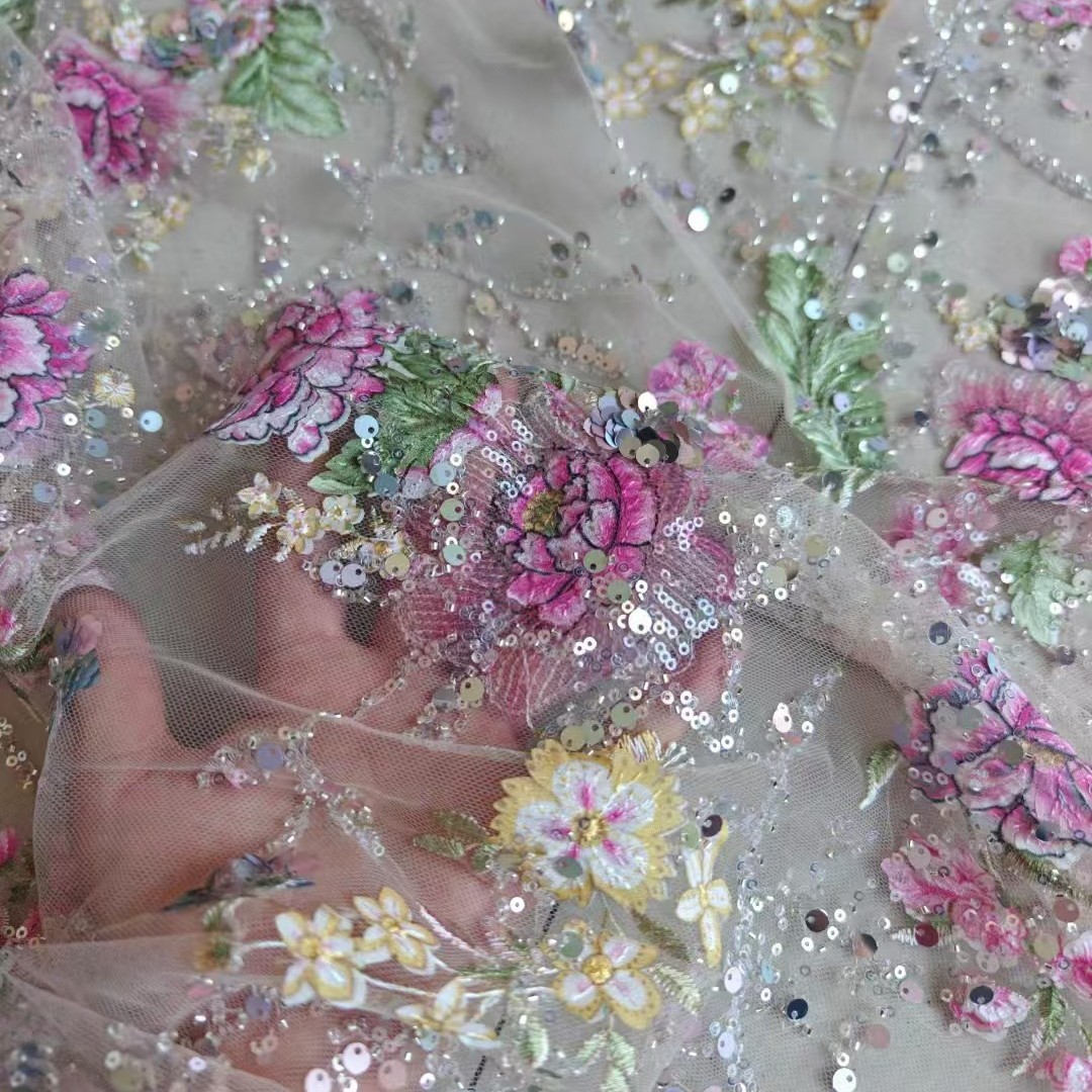 1M 120Cm Wide Luxury Beaded La - Embroidery Beads 评论和价格