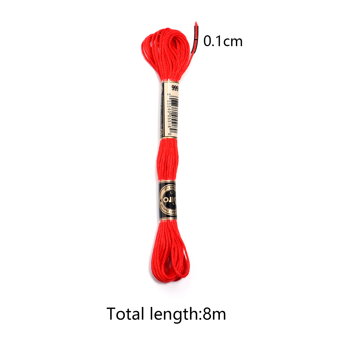 6Pcs/Lot Multicolor Polyester  - Embroidery Stitch 评论和价格