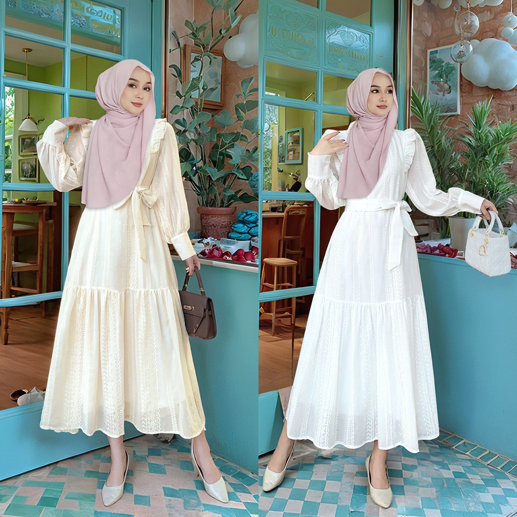 Indonesia Muslim Women's Cloth - Embroidery In Indonesia 评论和价格