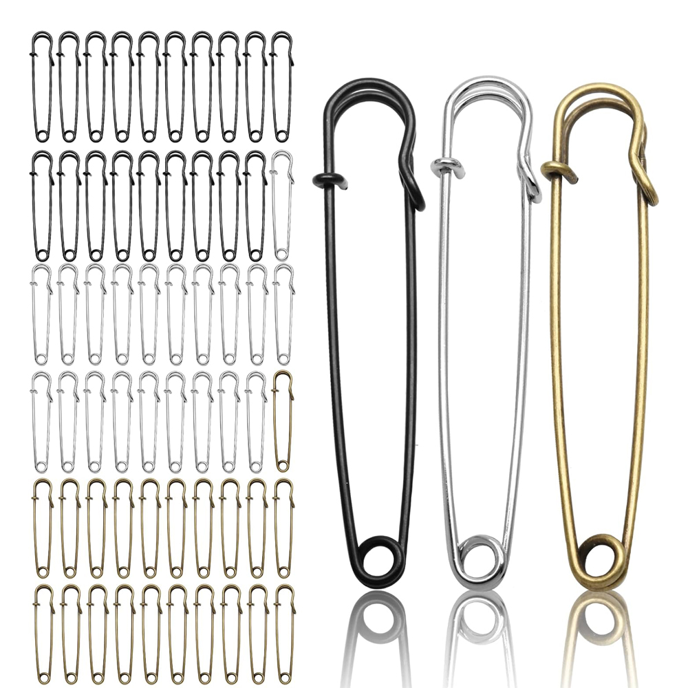 6PCS Large Safety Pins 4 Inch  - Embroidery House 评论和价格