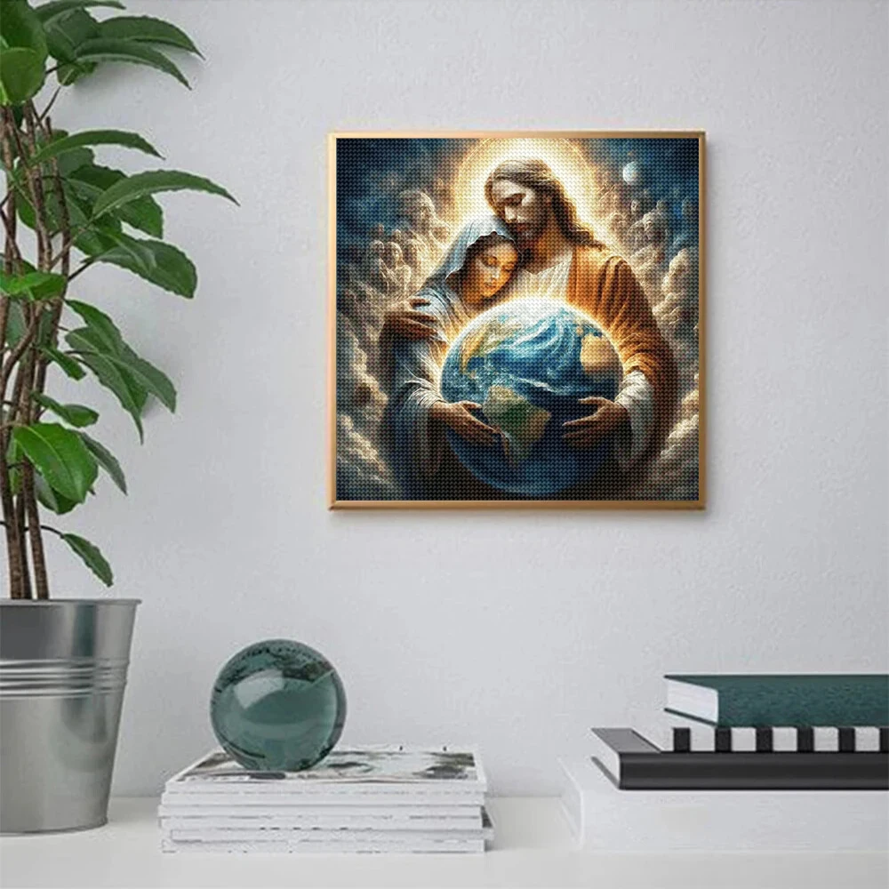 5D DIY Diamond Painting Portra - Embroidery Jesus 评论和价格