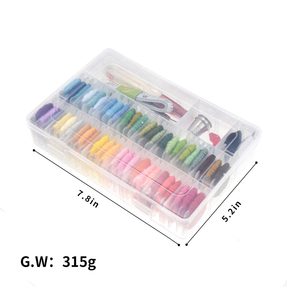 50 Assorted Embroidery Kit wit - Embroidery Free Pattern 评论和价格