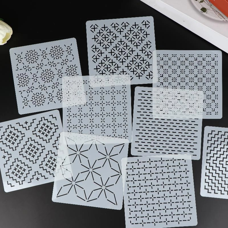 [J]9/32Pcs Sashiko Embroidery  - Embroidery Handicraft 评论和价格