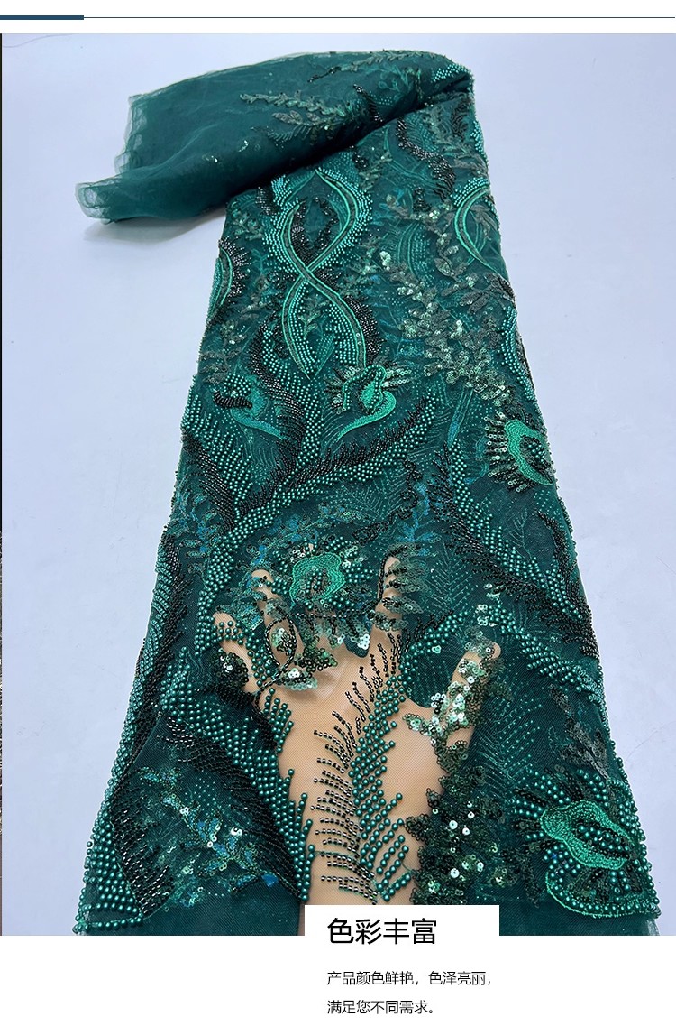 1yard high quality gauze fabri - Embroidery Beads 评论和价格