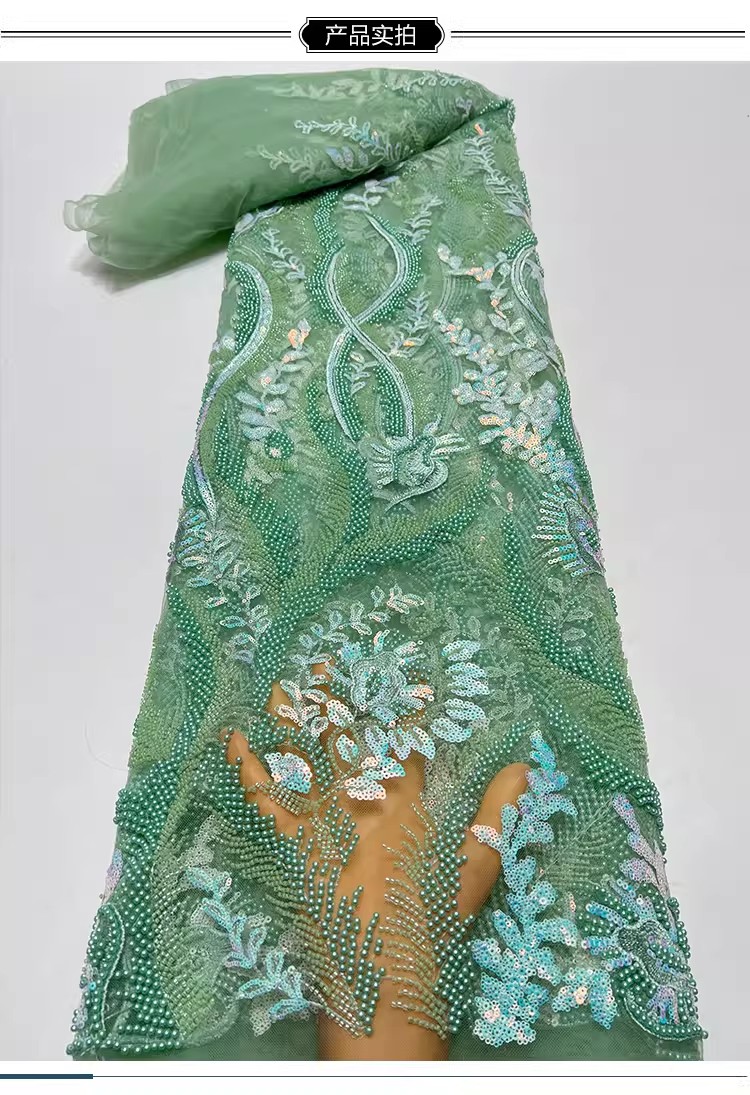 1yard high quality gauze fabri - Embroidery Beads 评论和价格