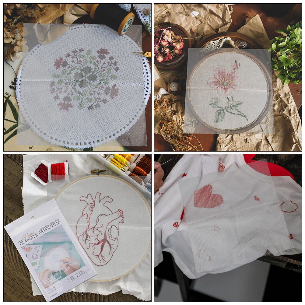 8Pcs Water Soluble Embroidery  - Embroidery Free Pattern 评论和价格