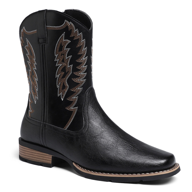 Men High Boot Luxury Embroider - Embroidery Stitch 评论和价格