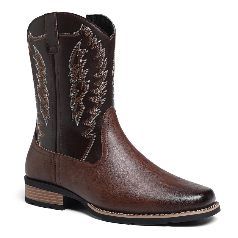 Men High Boot Luxury Embroider - Embroidery Stitch 评论和价格