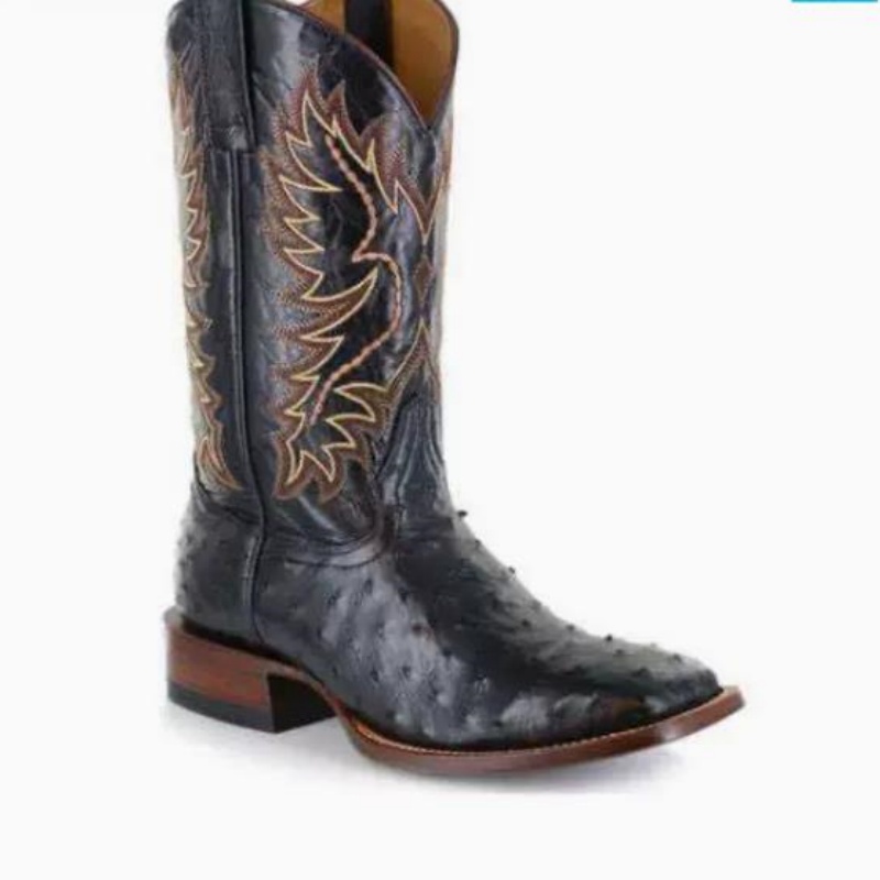 Men High Boots Embroidery Retr - Embroidery Stitch 评论和价格