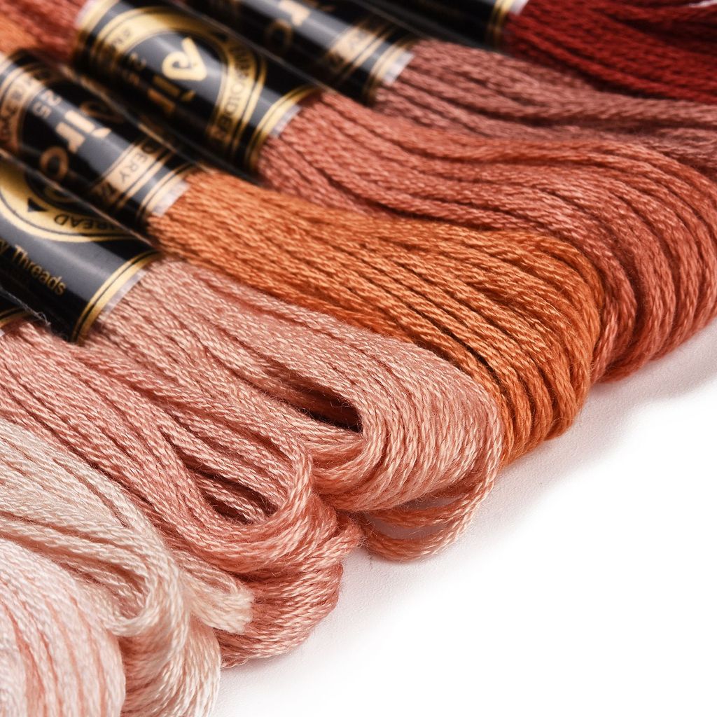 1Set 8 Skeins 0.5mm 6-Ply Poly - Embroidery Stitch 评论和价格