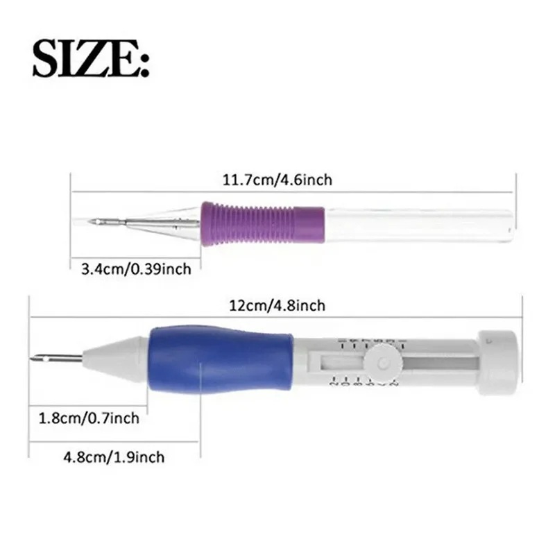 7-Piece Embroidery Punch Needl - Embroidery Service 评论和价格