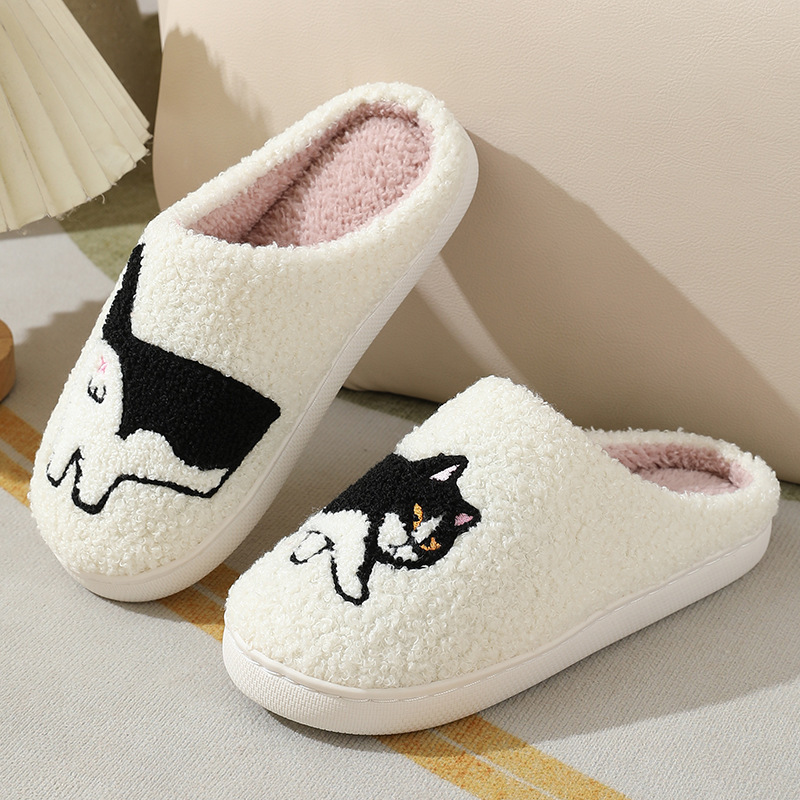 Winter Plush Cute Dachshund Em - Embroidery Shoes 评论和价格