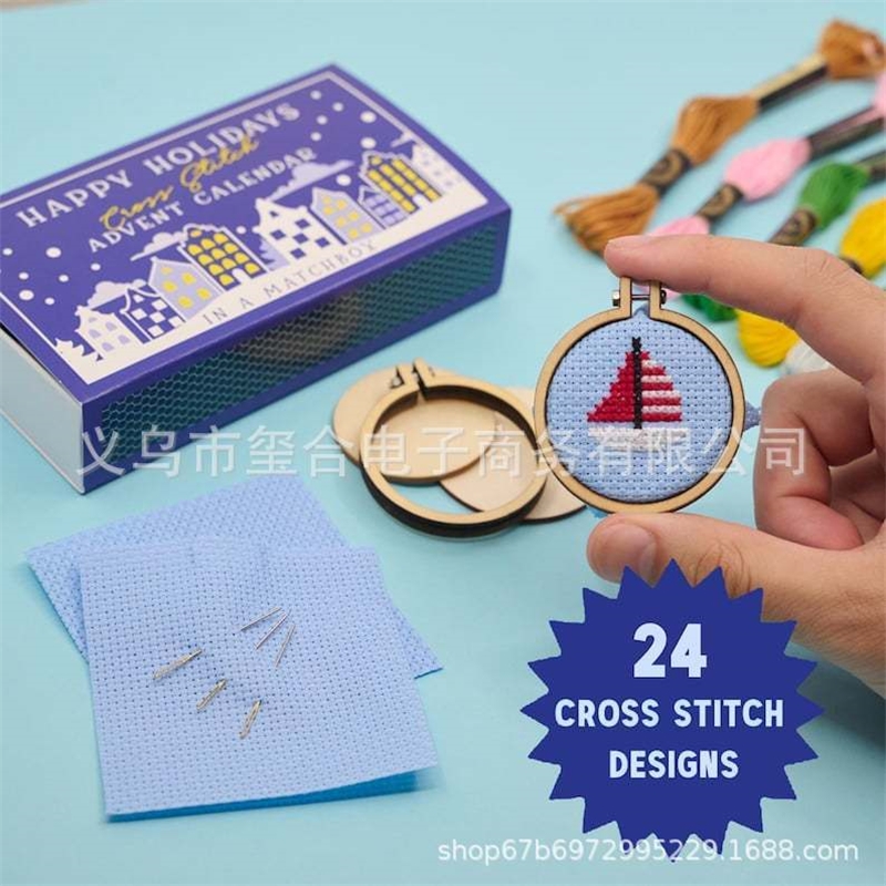 DIY Christmas Cross Stitch Adv - Embroidery Xmas Kits 评论和价格