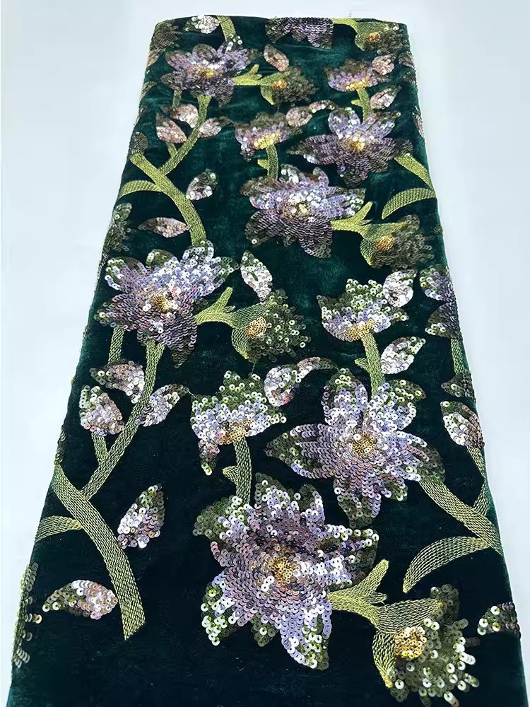 1yard Retro velvet tela Handcr - Embroidery Beads 评论和价格
