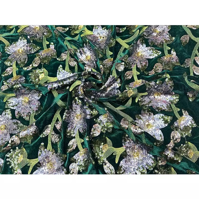 1yard Retro velvet tela Handcr - Embroidery Beads 评论和价格